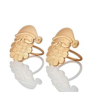 Forte usine directe en gros Europe Style métal noir araignée en forme de rond de serviette pour mariage Restaurant Banquet fête décor - Product Image 2