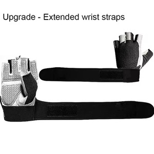 Superventas profesional gimnasio Fitness guantes Material de cuero al aire libre escena aplicable logotipo personalizable buena calidad precio - Product Image 6