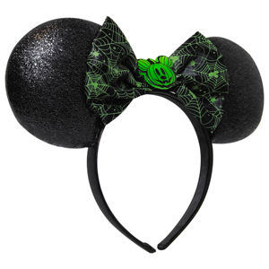 H.E.R ACCESSORIES Licensed Disney Minnie Mouse Halloween Ears Costume <b>Headband</b> With <b>Bow</b> and Character Ears Black <b>Bow</b> Ages 3+ - Product Image 4
