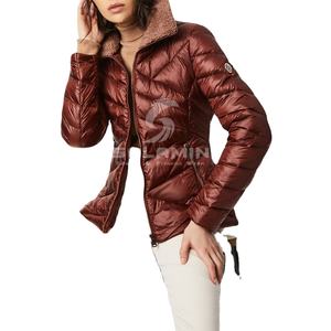 แจ็กเก็ตขนเป็ดคอปกแขนยาวผ้าสแปนเด็กซ์ออกแบบโลโก้ได้ตามต้องการ - Product Image 5