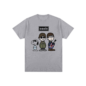 T-shirt tricoté surdimensionné 100% coton personnages imprimés amusants coupe large confortable respirant séchage rapide haut fille/garçon tous les jours - Product Image 3