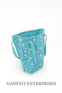 กระเป๋าสะพายไหล่สำหรับผู้หญิงพิมพ์ลายวินเทจทำจากผ้าฝ้ายทำมือ300ผ้า GSM น้ำหนักเบาซักได้มีสไตล์ - Product Image 4