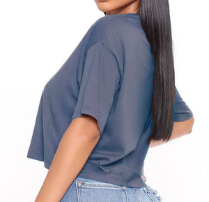 Top Corto de Mujer de la Mejor Calidad, Camisetas sin Mangas Transpirables de Punto 100% Algodón, Manga Corta, Precio Bajo al por Mayor 2026 - Product Image 6