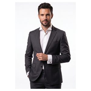 Chemise de smoking pour marié avec col à revers, double boutons de manchette, nœud papillon et ensemble de boutons de manchette - Product Image 3