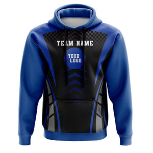 เสื้อฮู้ดผ้าคอตตอนโอเวอร์ไซส์ของผู้ชายเสื้อมีฮู้ดผ้าฟลีซแบบเปิดไหล่ผ้าซับลิเมชันสำหรับฤดูหนาว - Product Image 2