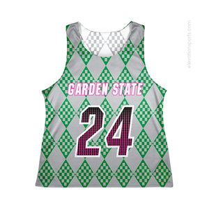 พินนี่ลาครอสสำหรับผู้หญิงผ้าแห้งเร็วแบบกลับด้านได้ทีมสั่งทำพินนีแบบตาข่ายสำหรับฝึกซ้อมแรคเกอร์แบ็ค - Product Image 3