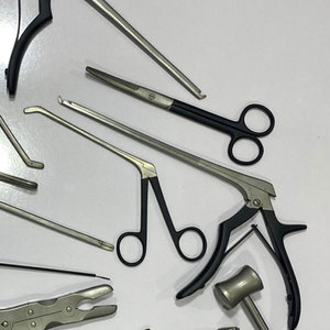 Juego de laminectomía, 35 Uds., instrumentos quirúrgicos ortopédicos manuales de acero inoxidable recubiertos de plata, calidad alemana de primera calidad - Product Image 3