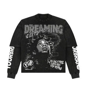 Nuevo diseño Venta caliente de alta calidad Full Printed Double Sleeves O-Neck Summer Men's T-Shirts - Product Image 3