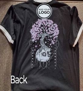 Men's Casual T <b>Shirts</b> <b>Summer</b> Crewneck Short Sleeve Tops Basic Ringer Custom Logo T <b>Shirts</b> - Product Image 2