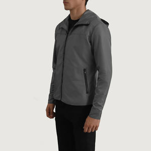 Veste matelassée légère en toile décontractée pour homme et femme, imperméable, anti-UV, respirante, brodée, technique, à capuche - Product Image 5