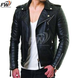 Chaqueta de cuero para hombre con forro suave, corte clásico, ropa exterior para moda urbana diaria, atuendos casuales y estilo informal para el día a día. - Product Image 5