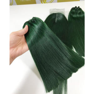 Extensions de Cheveux Humains à Cuticule Alignée de Couleur Grise à Trame Plate Remy Super Double Tiré Grand Stock Vente en Gros Timehair Vietnamien - Product Image 5