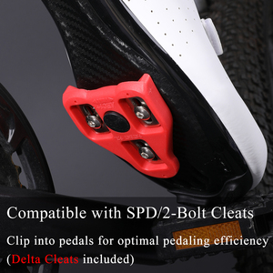 Chaussures de vélo compatibles avec les crampons <span class=keywords><strong>Peloton</strong></span> Delta, légères, respirantes, durables, confortables, chaussures de vélo de spinning, sangles en velcro pour la route - Product Image 5
