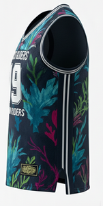 Camiseta sin mangas Birdseye Mesh Team con logo frontal, transpirable, de secado rápido, estilo profesional, personalizada, para hombre, sublimada. - Product Image 2