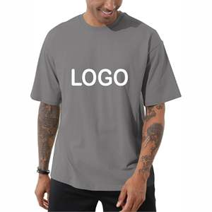 Camiseta de hombre de alta calidad 100% algodón orgánico cuello redondo liso en blanco con logotipo OEM 180 gramos Terry Fabric - Product Image 6