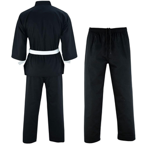 Arts martiaux professionnels de haute qualité sur mesure noir karaté uniforme karaté Gi karaté costume Pro qualité arts martiaux porter - Product Image 6