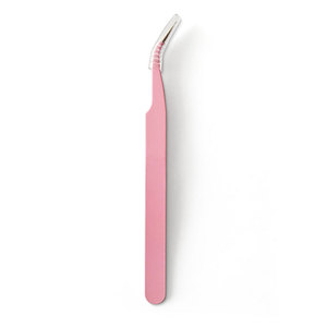 2024 nouveau Style en gros en acier inoxydable Fine qualité cils pince à épiler conception personnalisée pince à épiler droite et incurvée - Product Image 3
