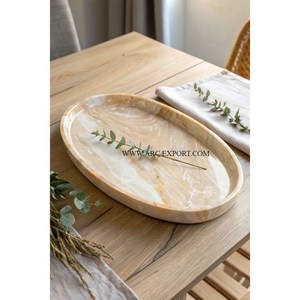 Decoración de mesa de diseño moderno, decoración del hogar, bandeja para servir alimentos, calidad Premium, nuevo estilo elegante, bandeja para servidor de alimentos y aperitivos para Hotel - Product Image 5