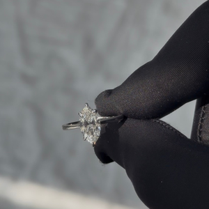 แหวนหมั้นเพชรเม็ดเดี่ยว 1.5 กะรัต ทอง 14K |   เพชรแล็บที่เป็นมิตรต่อสิ่งแวดล้อม |   สี E ความสะอาดระดับ VVS |   ได้รับการรับรองจาก IGI สำหรับผู้หญิง ขัดเงาอย่างดี - Product Image 3