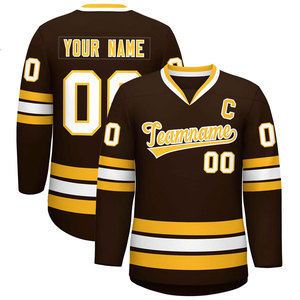 NOUVEAU Uniforme de hockey d'équipe sur mesure Maillot de hockey sur glace jeunesse professionnel à sublimation pour hommes - Product Image 4