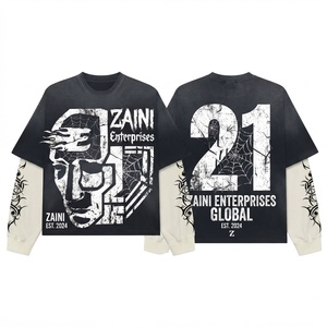 เสื้อยืดคอตตอน/สแปนเด็กซ์พรีเมียม 240 GSM ผ้าถักสองชั้น ปักโลโก้ด้านหน้า สีดำ สำหรับงานทางการ - Product Image 1