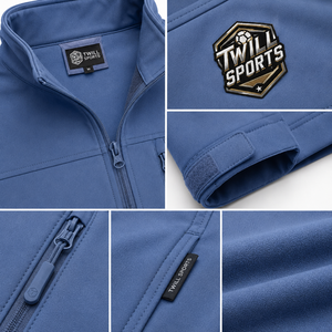 Veste coupe-vent de haute qualité à col montant, imperméable, légère, élégante, durable, confortable, en polyester, veste softshell d'hiver - Product Image 4