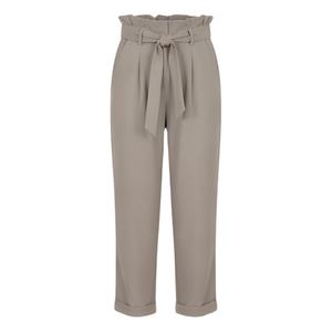 Pantalones de Trabajo Casuales de Negocios para Mujer, de Lona Transpirable de Secado Rápido, con Cierre de Cordón, Lisos, 100% Algodón, Cintura Media - Product Image 1