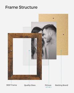 Cắt Dán hình ảnh Khung 4x6 hình ảnh khung cắt dán cho tường trang trí 10 gói ảnh cắt dán khung cho bộ sưu tập đa gia đình hình ảnh - Product Image 6