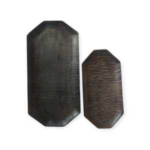 ถาดเสิร์ฟไม้มะม่วงดีไซน์วินเทจที่ทำด้วยมือสีดำน้ำตาลในบ้านของตกแต่งคริสต์มาสสำหรับจานอาหาร - Product Image 4