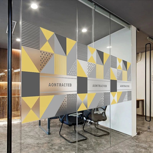 สติ๊กเกอร์ติดกระจกแบบฟิล์มพีวีซีพิมพ์โลโก้  แบบติดด้วยตัวเอง  สำหรับสำนักงาน บ้าน และโรงแรม - Product Image 3