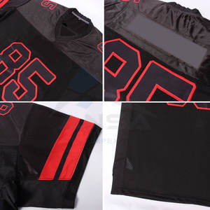 <b>American</b> Football Jersey Wear Sports T-Shirt Pullover Stylish Football <b>Clothing</b> Hip Hop Jersey with Breathable Fabric - Product Image 3