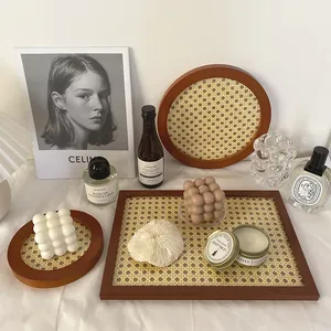 ถาดหวายสานจากธรรมชาติเป็นมิตรกับสิ่งแวดล้อมทำจากไม้จากโรงงานเวียดนาม - Product Image 5