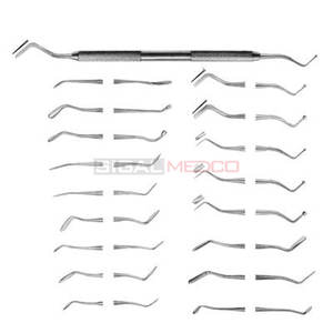 Empujador de Cordón Gingival, Instrumentos Dentales Profesionales, Acero Inoxidable Alemán, Mango Hueco Manual con Control de Agarre, Instrumentos Médicos - Product Image 4