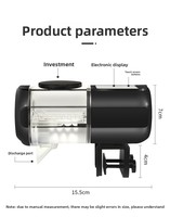 Distributeur automatique de nourriture pour aquariums Baiyinmei, compact, intelligent, programmable, multifonction, fabriqué en Chine