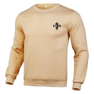 Sweat-shirt à col rond pour hommes de haute qualité Design personnalisé avec propre logo motif solide Nouvelle vente en gros Hoodies & Sweatshirts - Product Image 4