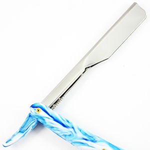 MACLURA-Maquinilla de Afeitar de Garganta de Corte Recto para Peluquería Profesional, Desechable, con Hoja de Acero Inoxidable, para Salón de Belleza, 2017 - Product Image 3