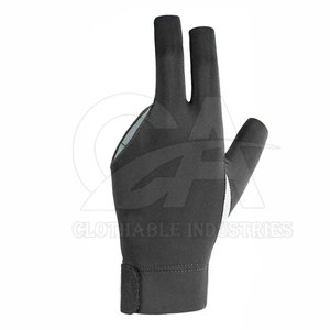 Guantes de billar de nailon duraderos, antideslizantes, de 3 dedos, para un juego de precisión, guantes profesionales de nailon para billar - Product Image 2