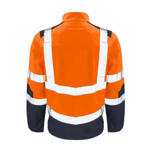 Chaqueta de Seguridad Cortavientos de Alta Calidad para Hombre, Reflectante, de Alta Visibilidad, para Trabajo Industrial, Invierno, Construcción, con Logotipo Personalizado - Product Image 3