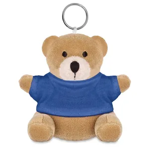 Porte-clés personnalisé en forme d'ours en peluche NIL, gadgets promotionnels pour mousquetons - Product Image 1