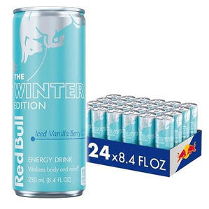 Red Bull Iced Vanilla Berry 250ml Edición Limitada de Invierno para Parques Temáticos y Centros de Entretenimiento - Product Image 2