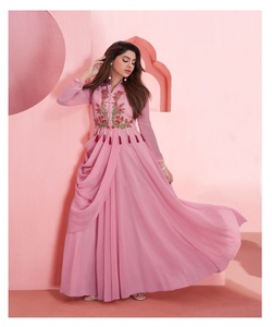 New Arrival <b>Designer</b> Long Gown with Long Flair Lowest Price <b>Market</b> Surat Gujarat Ethnic Garment Alphanumero choli - Product Image 4