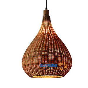 Meilleur choix Design rotin abat-jour cadre lustre abat-jour en gros bon prix Restaurant hôtel décor - Product Image 1