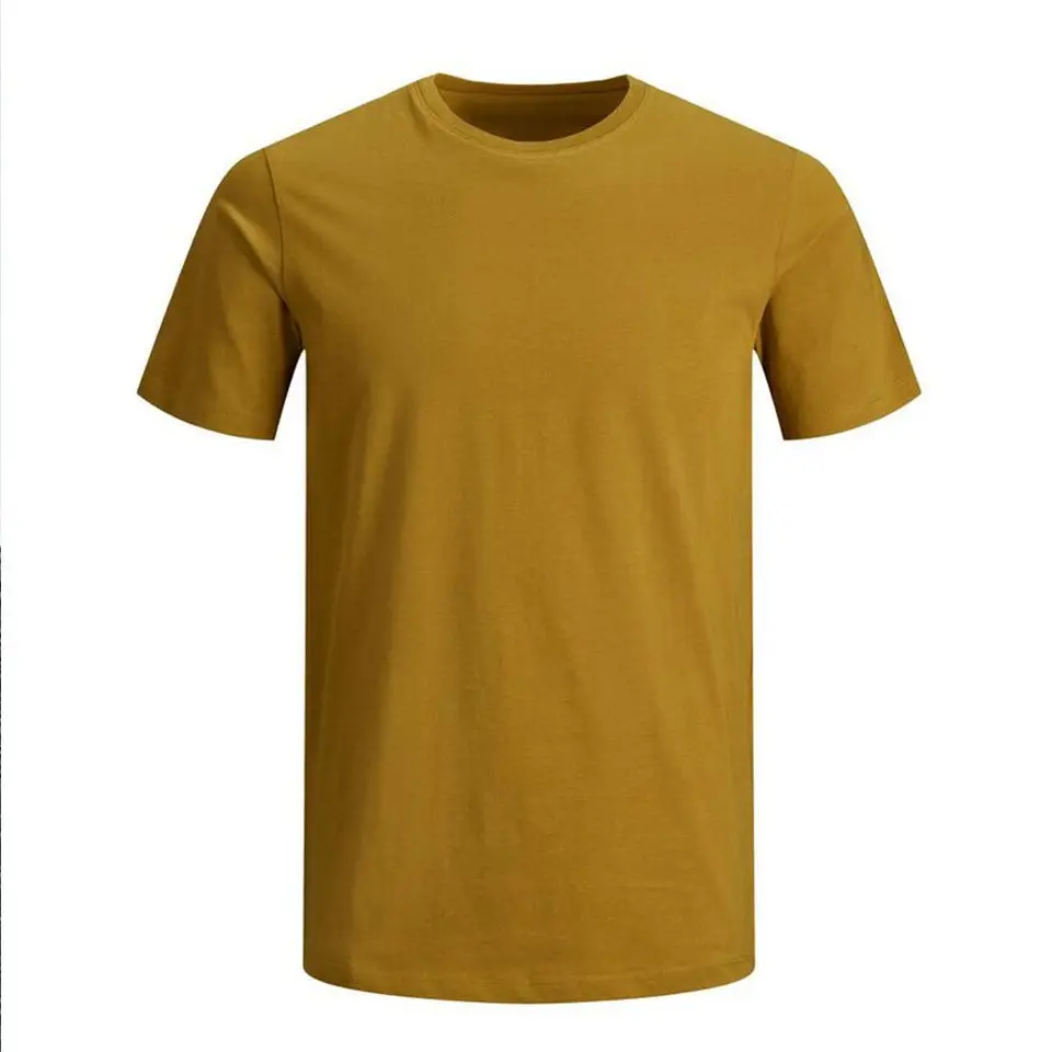 カスタムロゴプリントTシャツ高品質ブランクTシャツカスタムプレーンTシャツメンズ通気性生地メンズTシャツ