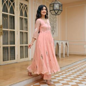 ชุดผ้าโปร่งบางหนาผ้าไหมผ้าลายลูกไม้ชุดแฟนซีดีไซน์ล่าสุด - Product Image 5