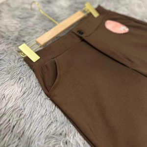 กางเกงบูตคัทสำหรับผู้หญิงอเนกประสงค์ผ้าฝ้ายสแปนเด็กซ์ระบายอากาศได้ดีดีไซน์ทันสมัยสำหรับทุกโอกาส - Product Image 2