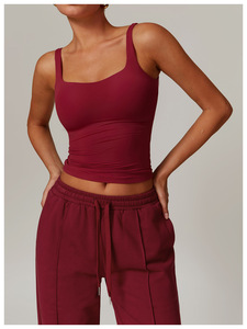 Damen Vintage Tank Top Neuankömmling Großhandel Short Casual Sweater Weste Gestreifte Ärmellose Made Stoff Sexy Top - Product Image 3