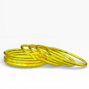 Brazalete de Cristal Facetado con Corte Esmeralda Amarillo, Acabado Elegante, Ligero y Moderno para Mujer, Precio de Mayoreo - Product Image 2