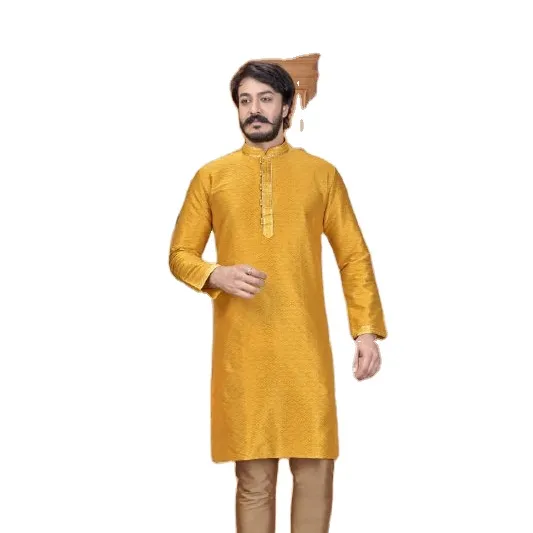 Akshay Kumar özel geleneksel moda tasarımcısı uzun boy Kurtas ve Payajama koleksiyonu