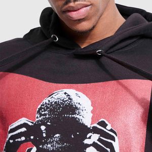 Sudadera con capucha de serigrafía bordada en 3D personalizada para hombre colección de invierno con logotipo en relieve personalizado - Product Image 5
