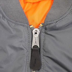 Blouson aviateur d'hiver décontracté pour hommes, imperméable, coupe-vent, col rond solide, avec logo personnalisable, couleurs personnalisées Offre Spéciale pas cher - Product Image 3